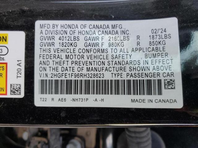 2024 HONDA CIVIC TOUR - 2HGFE1F96RH328623