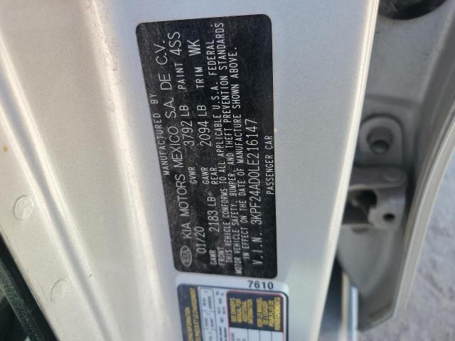 2020 KIA FORTE FE - 3KPF24AD0LE216147