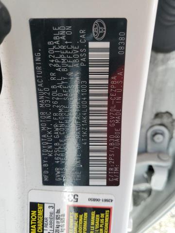 2020 TOYOTA CAMRY TRD - 4T1KZ1AK4LU041003