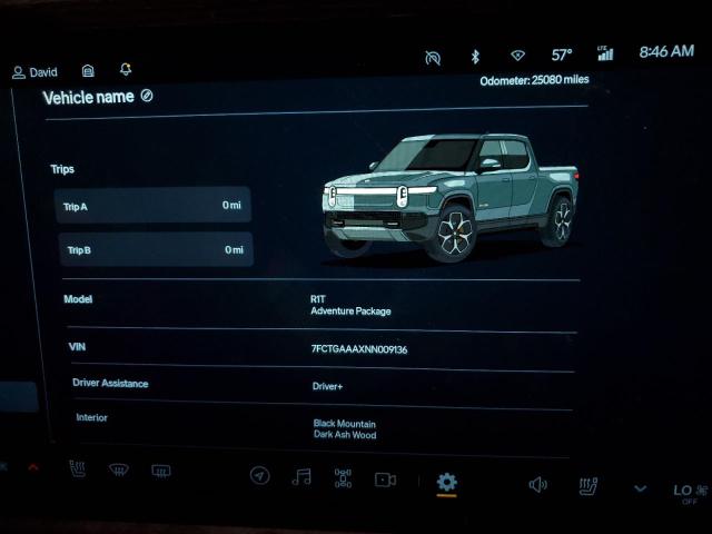 2022 RIVIAN R1T ADVENT - 7FCTGAAAXNN009136