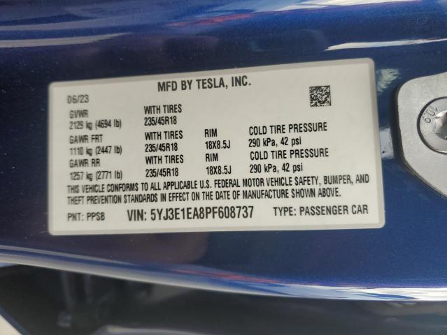 2023 TESLA MODEL 3 #3291597933