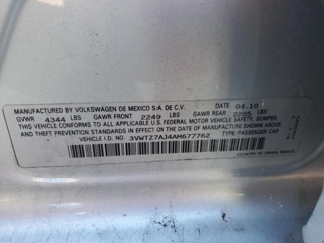 2010 VOLKSWAGEN JETTA SE #3301782339