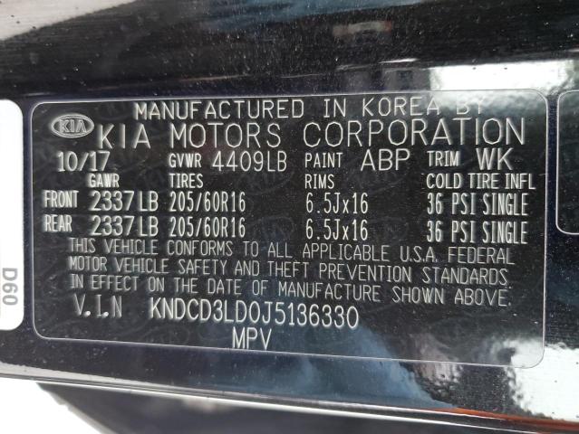 2018 KIA NIRO EX KNDCD3LD0J5136330