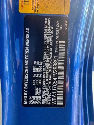 2015 BMW M235I WBA1J7C54FV288891