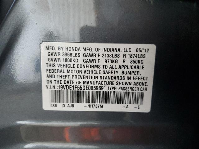 2013 ACURA ILX 20 PRE - 19VDE1F55DE005969