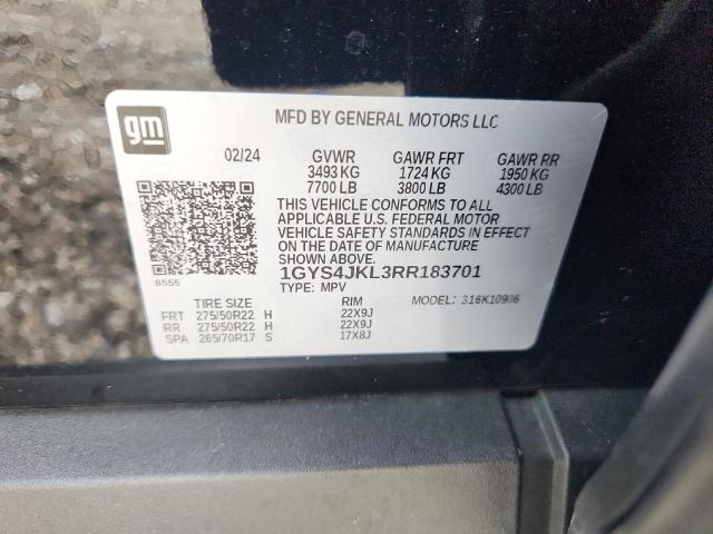 2024 CADILLAC ESCALADE E - 1GYS4JKL3RR183701