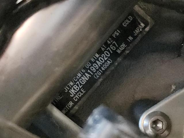 2009 KAWASAKI ZG1400 A JKBZGNA199A020767