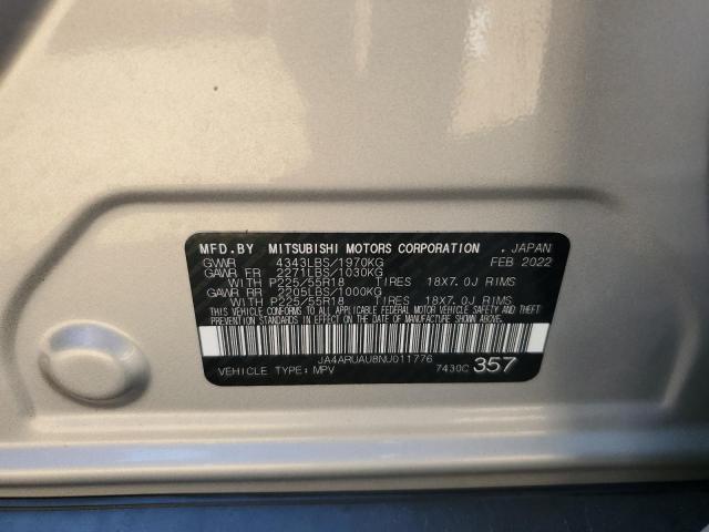 2022 MITSUBISHI OUTLANDER #3292465681