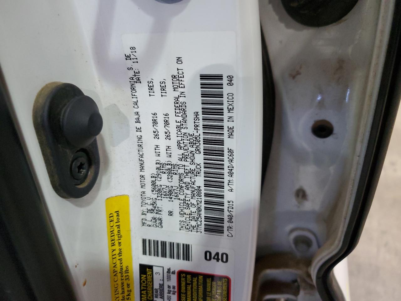 TOYOTA TACOMA DOUBLE CAB