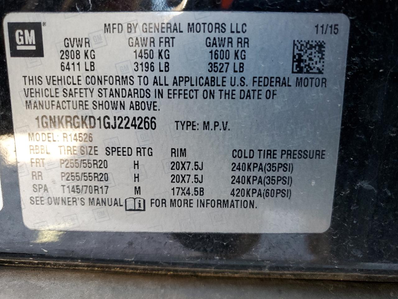 CHEVROLET TRAVERSE LT