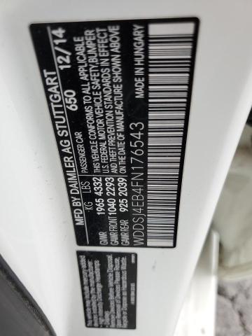 2015 MERCEDES-BENZ CLA 250 - WDDSJ4EB4FN176543