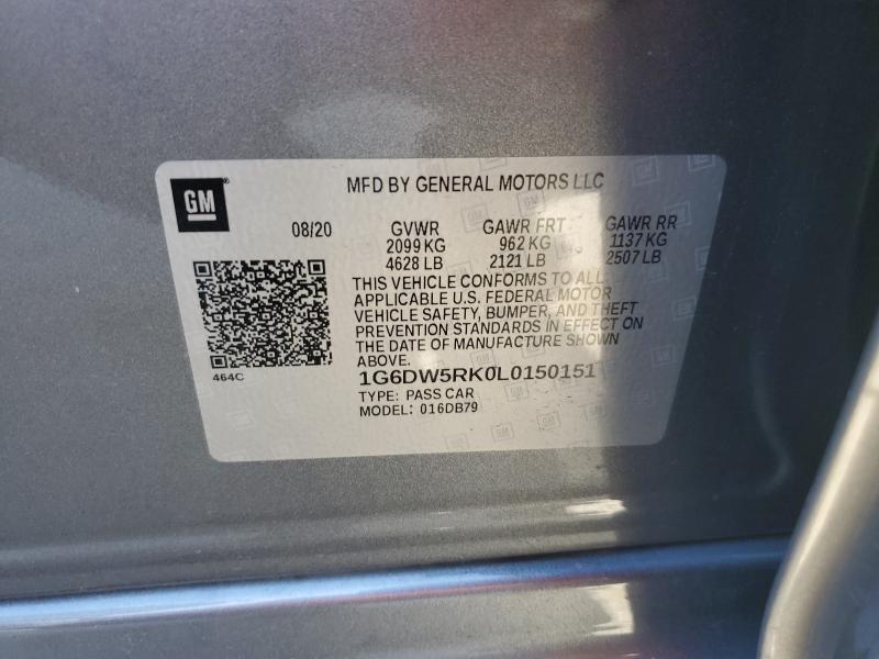 2020 CADILLAC CT5 LUXURY #3297315464