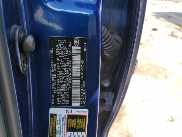 2010 TOYOTA CAMRY SE #3264681868