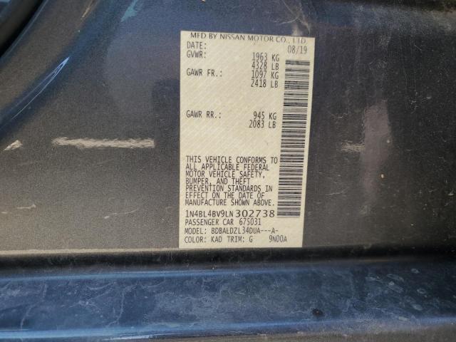 2020 NISSAN ALTIMA S - 1N4BL4BV9LN302738