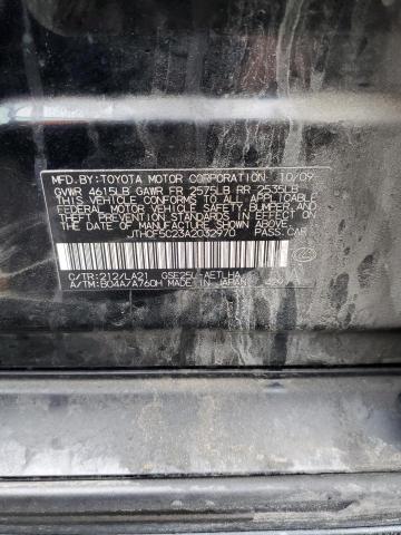 2010 LEXUS IS 250 - JTHCF5C23A2032970