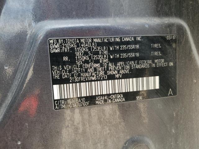 2017 TOYOTA RAV4 LIMIT 2T3DFREVXHW617213