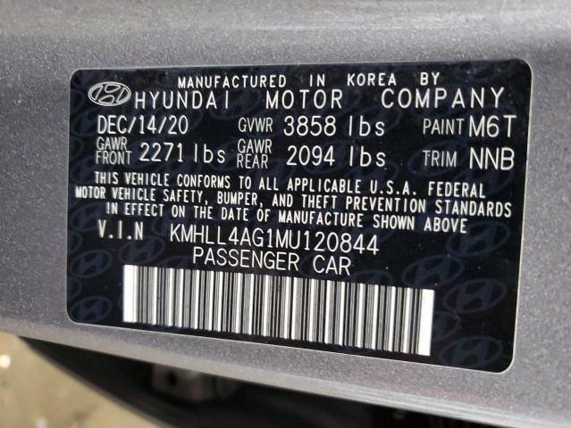 2021 HYUNDAI ELANTRA SE - KMHLL4AG1MU120844