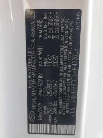 2024 HYUNDAI TUCSON SEL - 5NMJB3DE6RH422003