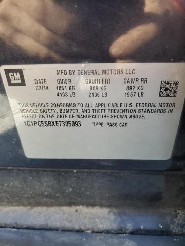 2014 CHEVROLET CRUZE LT - 1G1PC5SBXE7305093