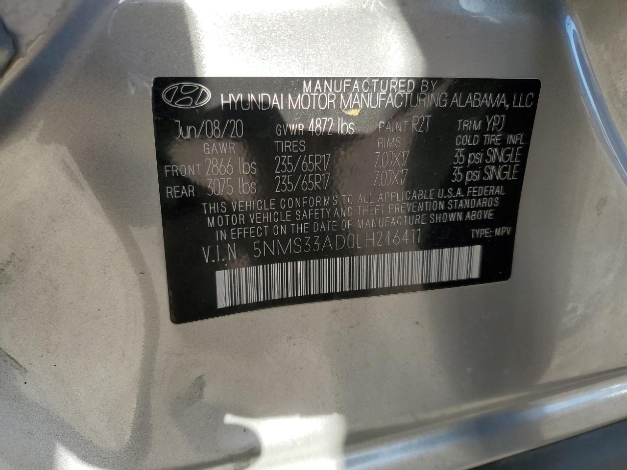 HYUNDAI SANTA FE SEL