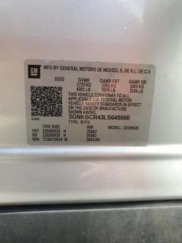 2020 CHEVROLET BLAZER 2LT - 3GNKBCR43LS645000