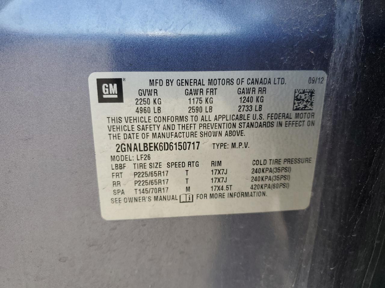 CHEVROLET EQUINOX LS