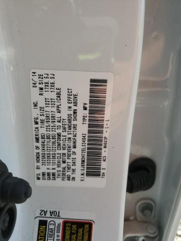 2014 HONDA CR-V EXL - 5J6RM3H72EL034942