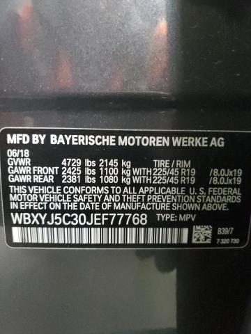 2018 BMW X2 XDRIVE2 #3304556457