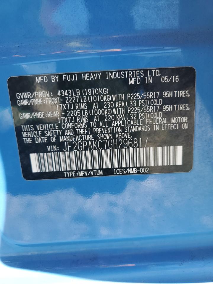 SUBARU CROSSTREK LIMITED