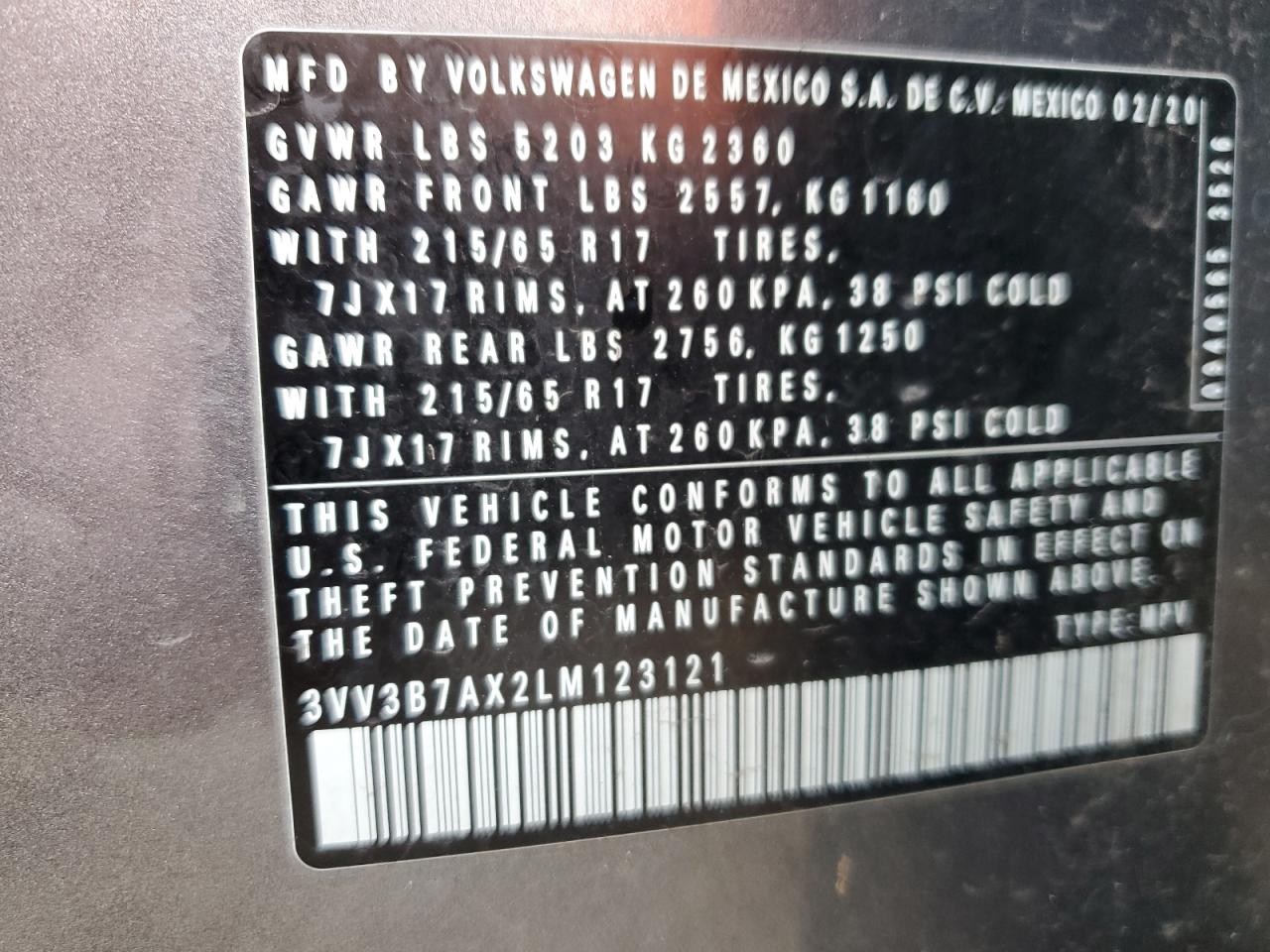 VOLKSWAGEN TIGUAN SE