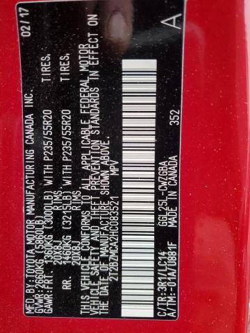 2017 LEXUS RX 350 BAS - 2T2BZMCA2HC083521