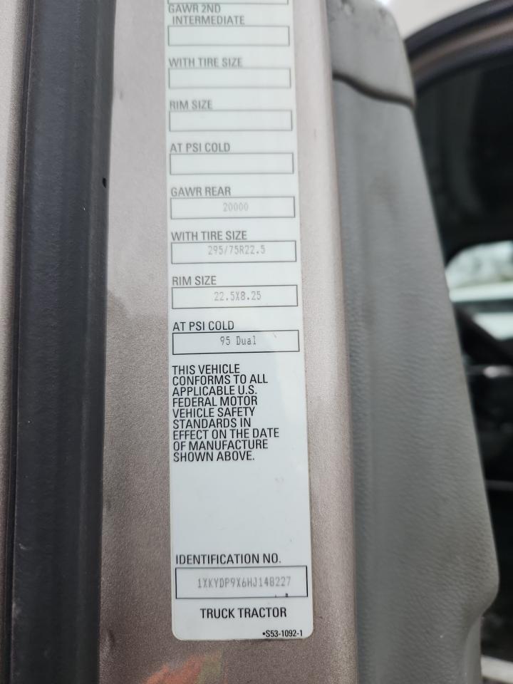 Lot #3297084517 2017 KENWORTH T680