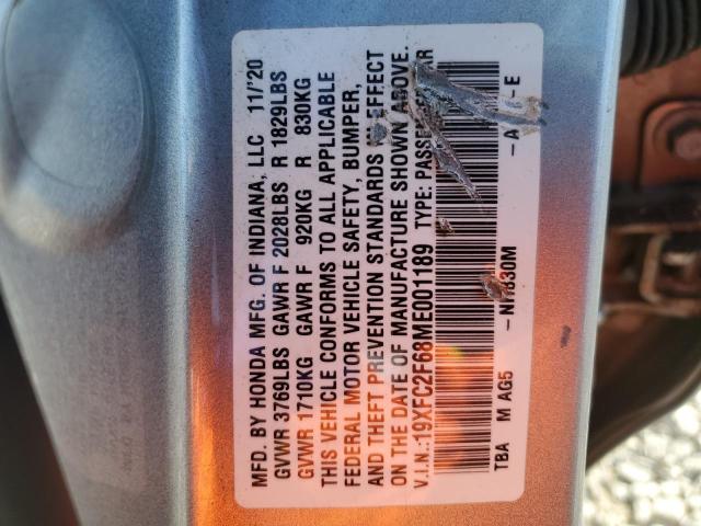 2021 HONDA CIVIC LX - 19XFC2F68ME001189