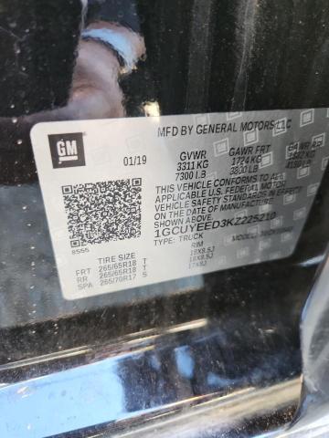 2019 CHEVROLET SILVERADO #3310533049