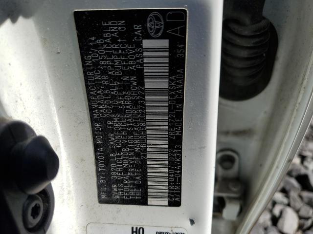 2015 TOYOTA COROLLA L 2T1BURHE8FC273722