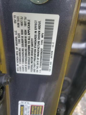 2019 HONDA CR-V EX 7FARW2H55KE056297