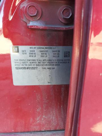 2015 CADILLAC ATS LUXURY - 1G6AH5RX4F0125217