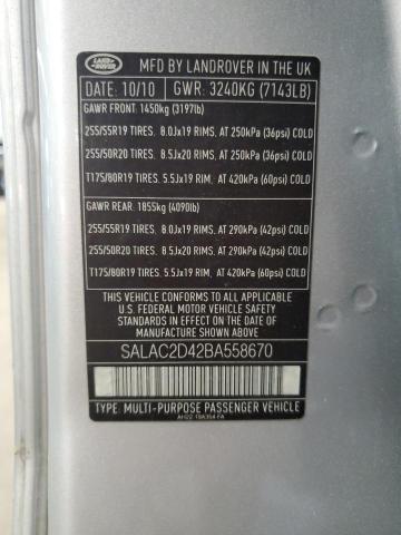 2011 LAND ROVER LR4 #3265127814