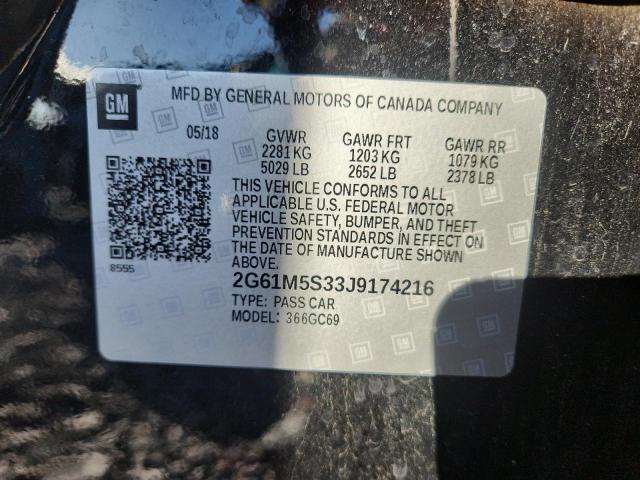 2018 CADILLAC XTS LUXURY 2G61M5S33J9174216