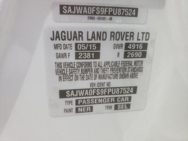 2015 JAGUAR XF 2.0T PR SAJWA0FS9FPU87524