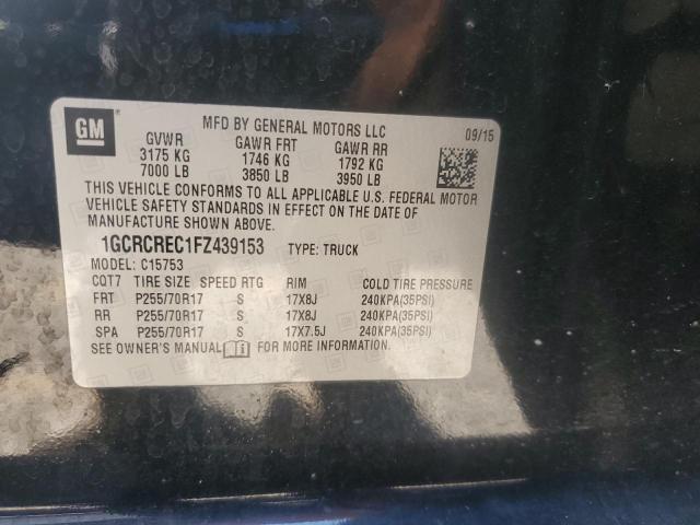2015 CHEVROLET 1500 - 1GCRCREC1FZ439153