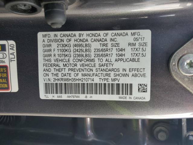 2017 HONDA CR-V LX - 2HKRW6H35HH210714