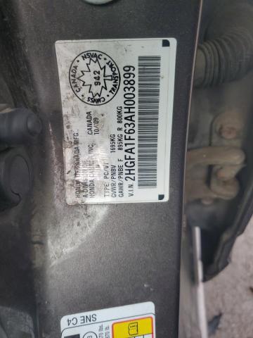 2010 HONDA CIVIC LX-S - 2HGFA1F63AH003899