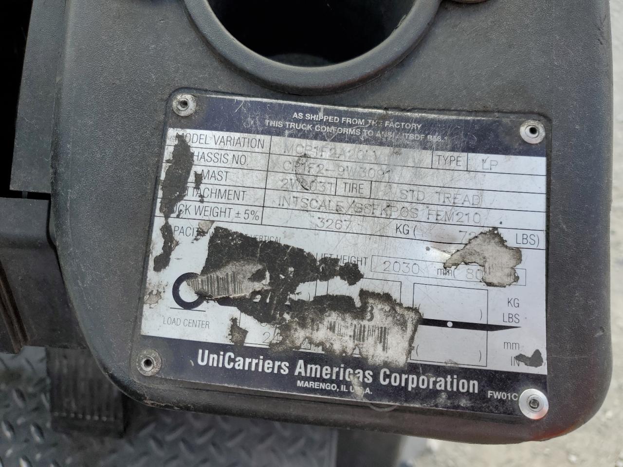 Lot #3292417646 2013 NISSAN FORKLIFT