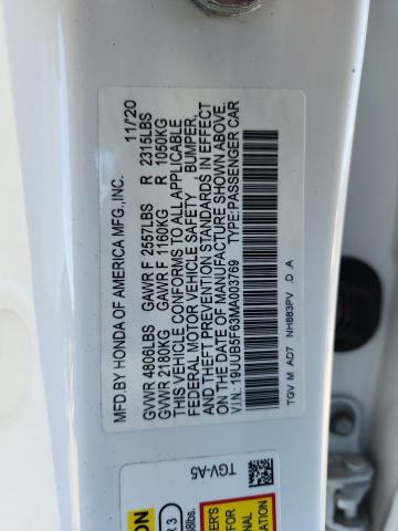 2021 ACURA TLX ADVANC 19UUB5F63MA003769