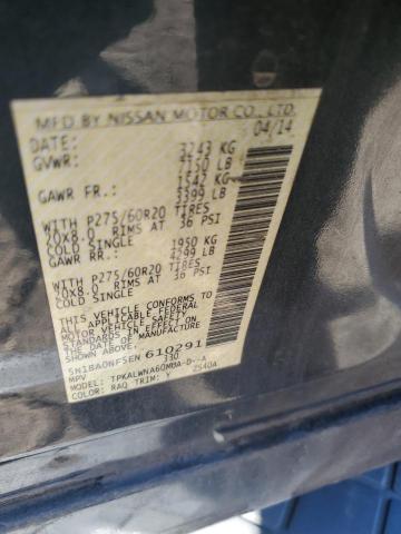 2014 NISSAN ARMADA PLA #3290214284