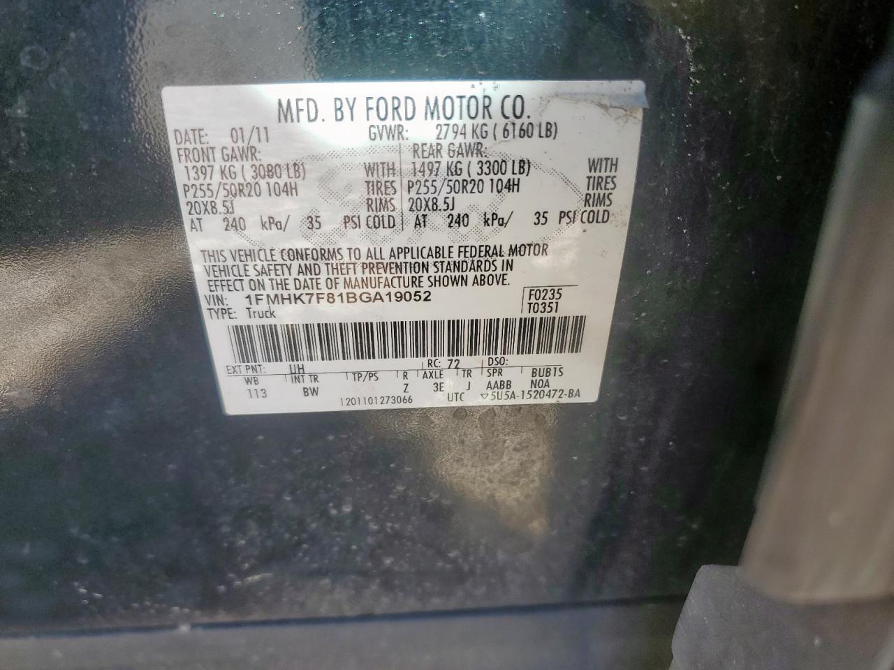 FORD EXPLORER LIMITED