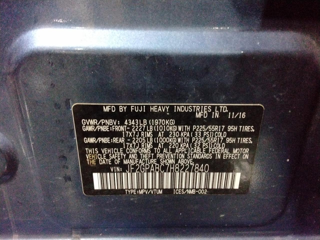 SUBARU CROSSTREK PREMIUM