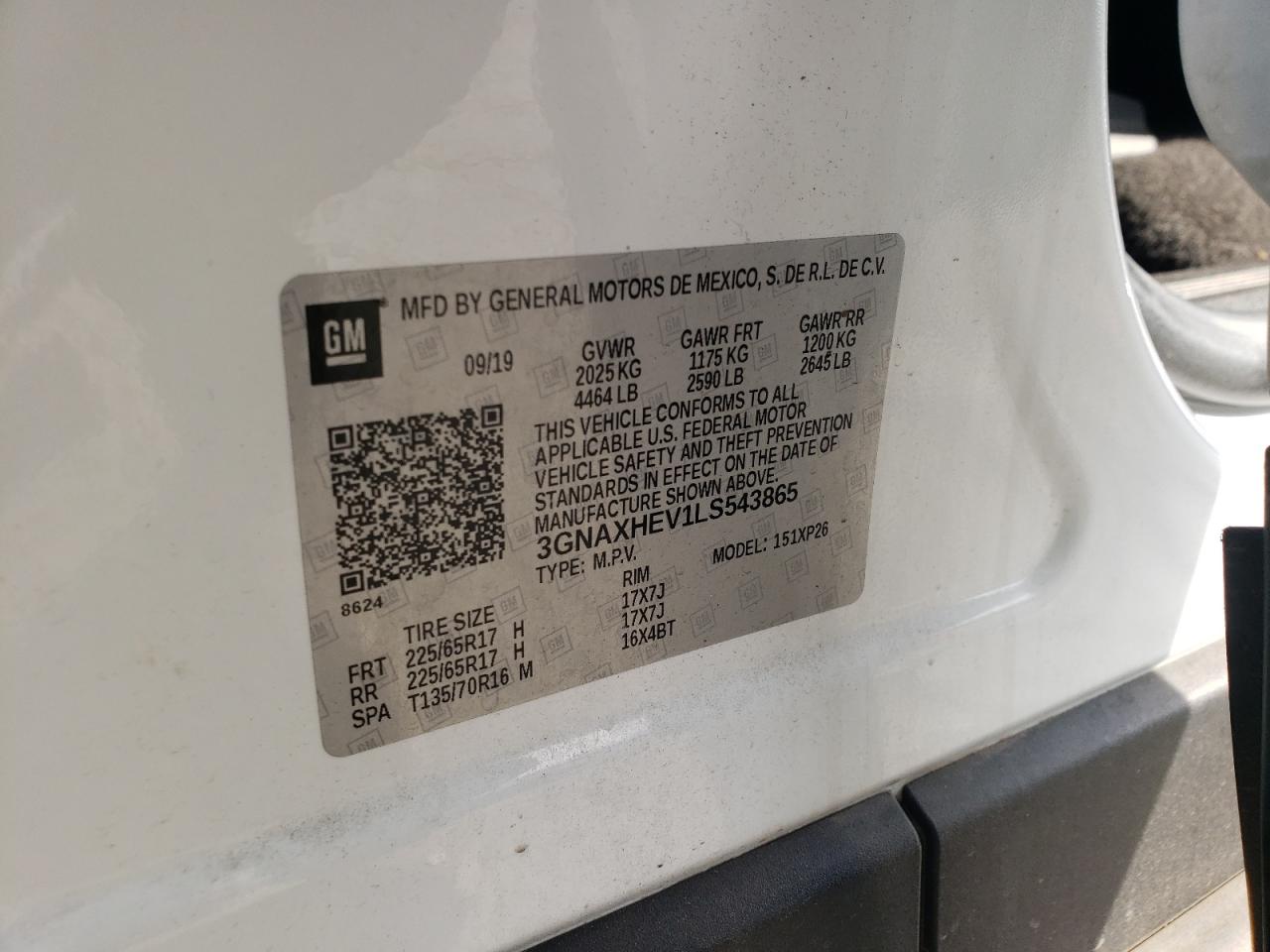 CHEVROLET EQUINOX LS