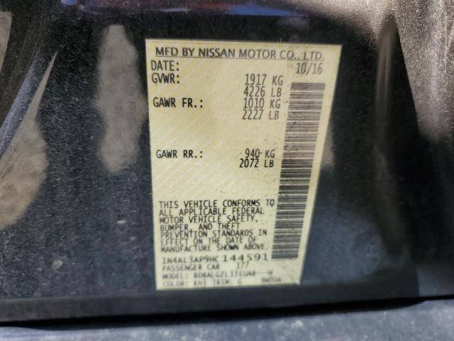 2017 NISSAN ALTIMA 2.5 - 1N4AL3AP9HC144591